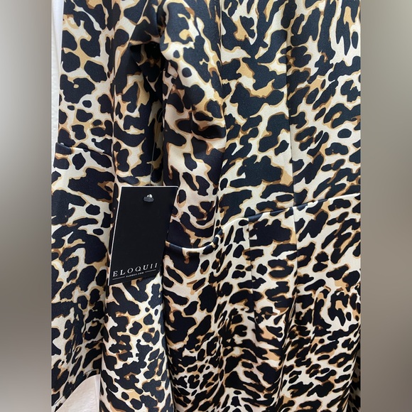 Eloquii Animal Print Long Sleeve Dress - Picture 3 of 4